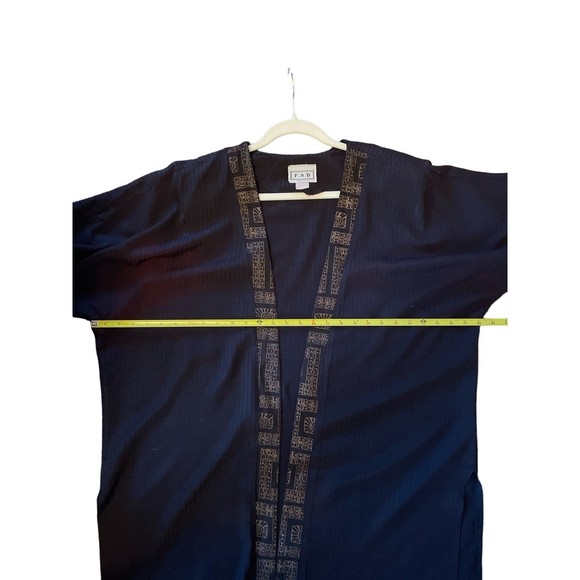 Vintage Black Prayer Robe Winged Sleeves - Picture 5 of 8